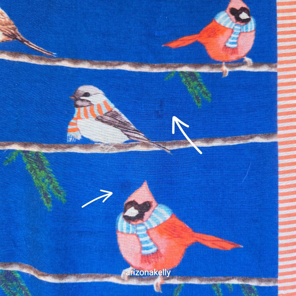 Talbots Winter Weather Birds Scarf Vicose/Silk Blend Birders Birdwatching - Picture 9 of 13